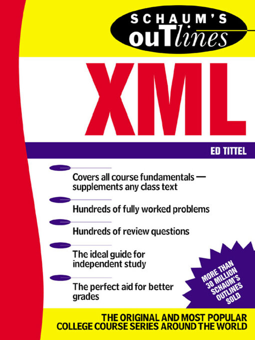 Title details for XML by Ed Tittel - Available